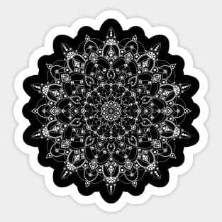 Dotted Bohemian Mandala Sticker